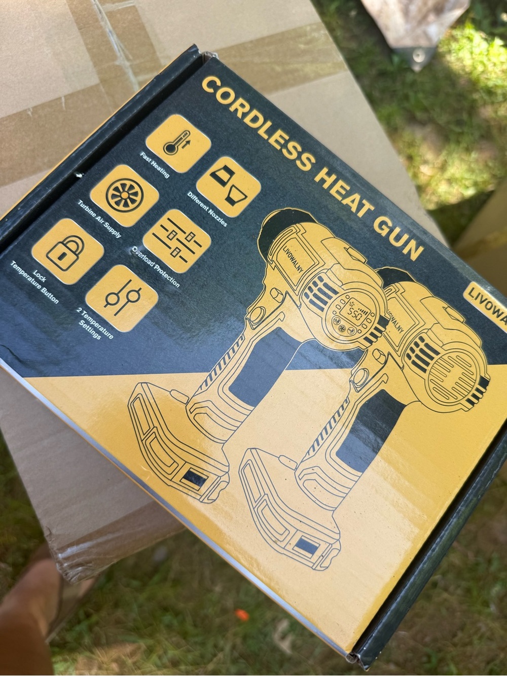 Cordless Heat Gun - Yellow/Black